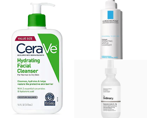 My Holy Grail Skincare Routine for Dry Skin Barrier Repair cover photo collage
