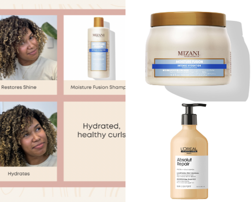 Bleached Curly Hair Must Haves! cover photo collage