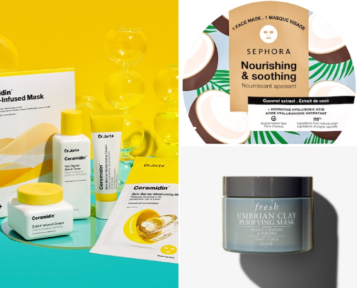 The 15 Best Face Masks at Sephora for Every Skin Type (Hydrating, Clay & Glow) cover photo collage