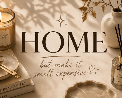 How to Make Your Home Smell Expensive ✨ cover photo collage