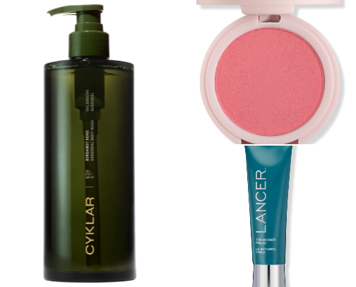 Beauty products I buy over and over again cover photo collage