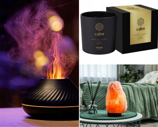 Items for Creating a Calming Home Environment cover photo collage