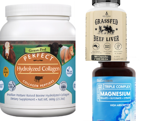 My 40+ year old body & mind Supplements cover photo collage