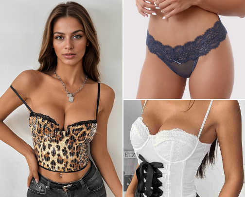 My Lingerie Edit 💋🎀 cover photo collage