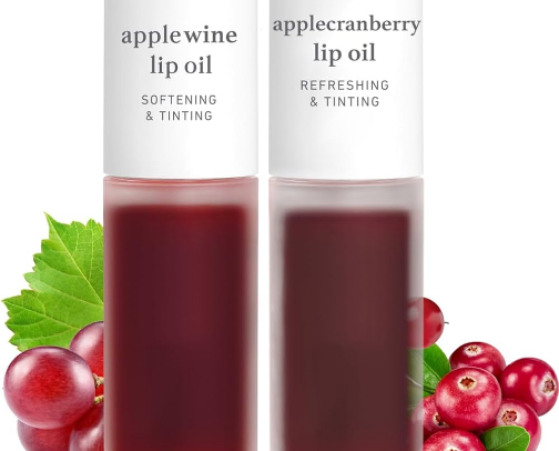 NOONI Lip Oil: Apple Wine – Hydration with a Gorgeous Finish cover photo collage
