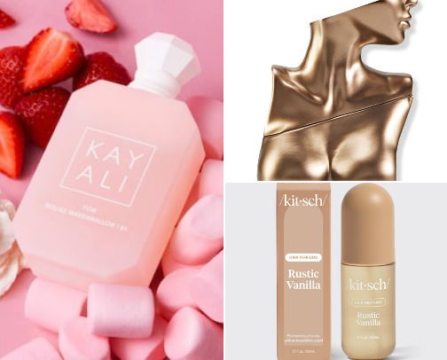 Show stopping gourmand perfumes cover photo collage