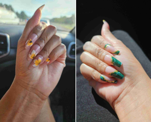 Aesthetic & Affordable Press-On Nails cover photo collage