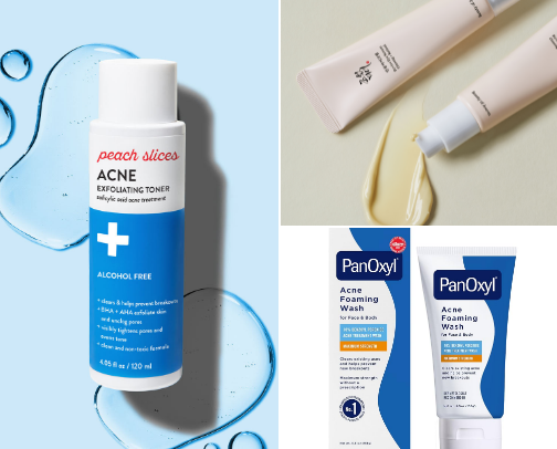 Affordable Skincare For Acne Prone Skin cover photo collage