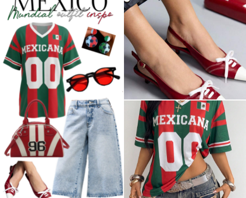 Mundial México outfit inspo cover photo collage