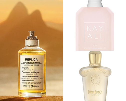 Perfumes Waiting for Their Moment 
fragrances on my wishlist 🛍️🌸🩷 cover photo collage