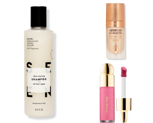 Acne Safe Beauty Products cover photo collage