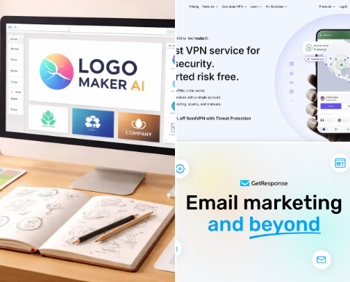 Best AI/Business Tools for Saving Time 🤖 cover photo collage