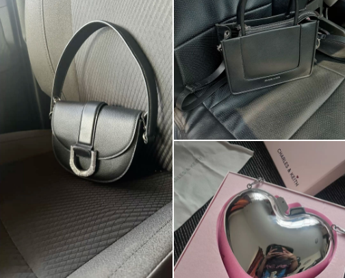 My Charles & Keith Bag Collection cover photo collage