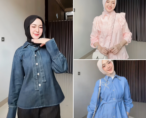 (NO 001 - 040) Kemeja 🛹💙 cover photo collage