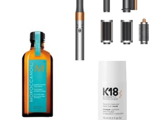 Hair care cover photo collage