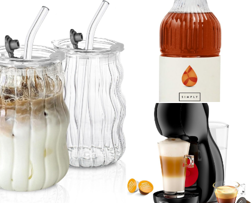 We have coffee at home…☕️🪩 cover photo collage