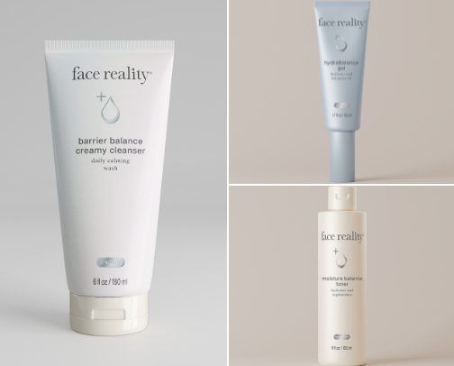 my skincare routine for dry skin!! cover photo collage