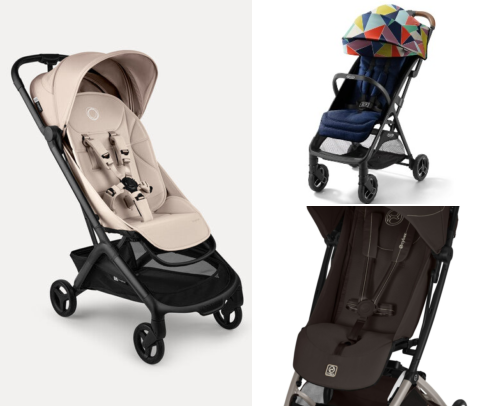 Best Compact Travel Strollers for Airplane Travel & Small Trunks cover photo collage