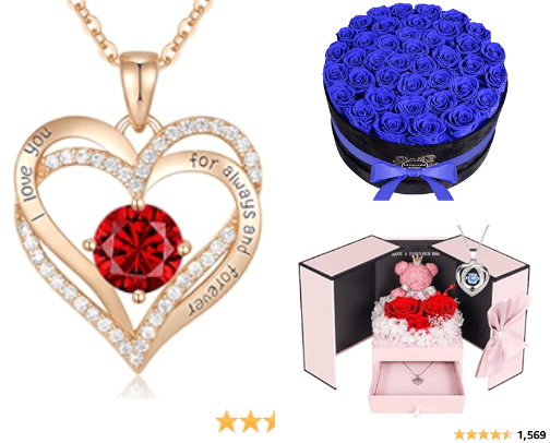 Valentines Day Gifts for Her cover photo collage