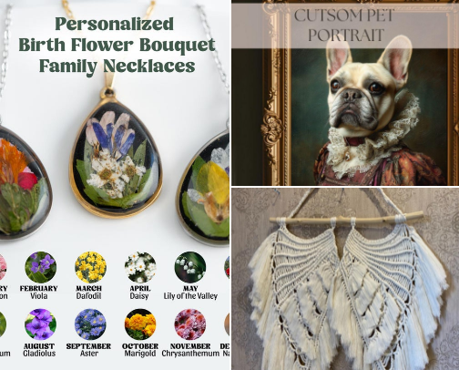 ✨ Unique Etsy Finds Under $50 cover photo collage