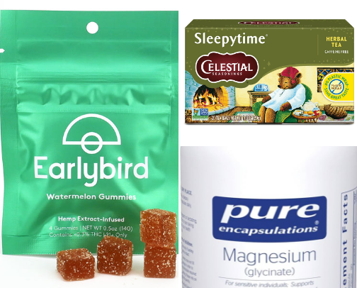 A Good Night’s Sleep Kit - Perimenopause edition cover photo collage