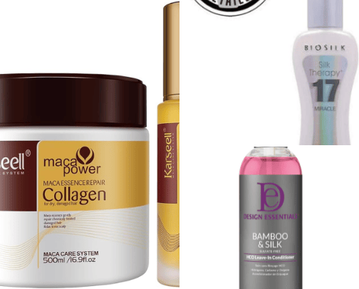 Hair products Hands Down cover photo collage