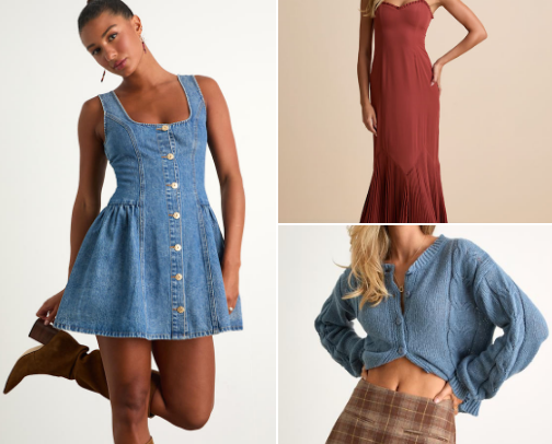 fresh fall fashions cover photo collage