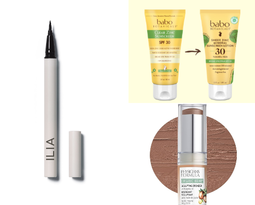 Clean, Non Toxic and Organic Makeup & Beauty cover photo collage