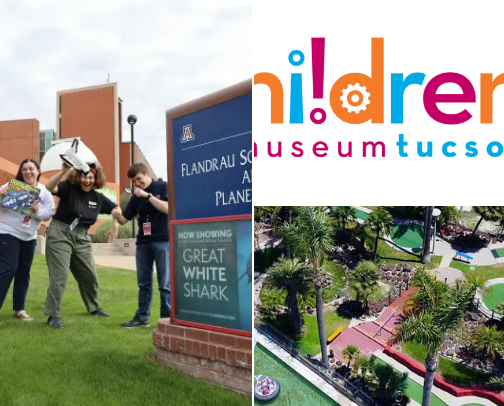 Family Time!! Places to go in Tucson, Az cover photo collage