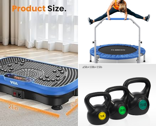 Fitness Must Haves! cover photo collage