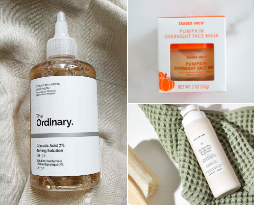 Skin care products I can’t live without! cover photo collage