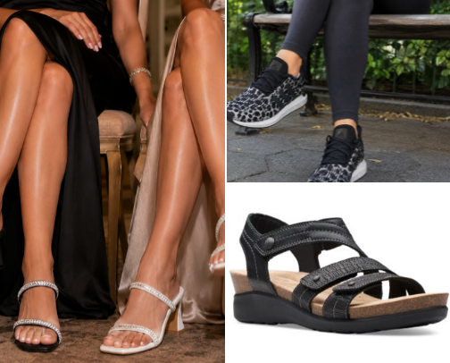 Trendy Footwear Must Haves cover photo collage