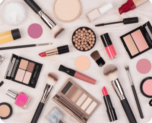 Makeup cover photo collage