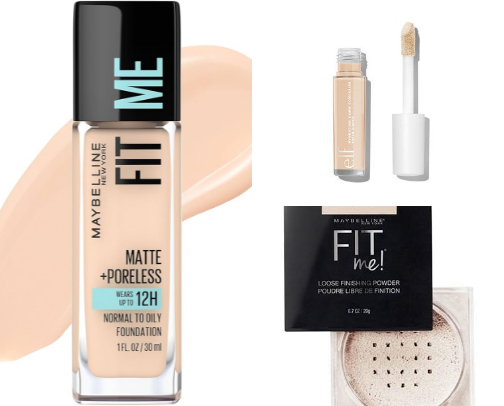drugstore makeup routine! cover photo collage