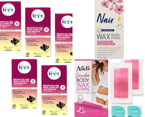 I Tried 45 Wax Strips at Home So You Don't Have To cover photo collage