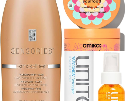Hair must haves for healthy looking hair. cover photo collage