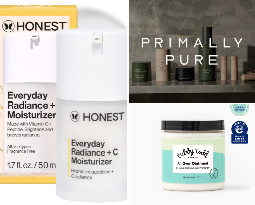 Baby, beauty and home brands you’ll find on my shelf cover photo collage