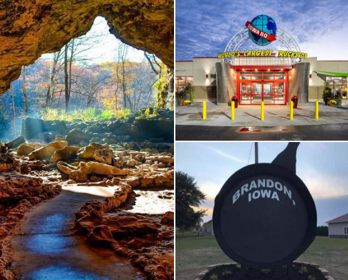 Travel Iowa cover photo collage