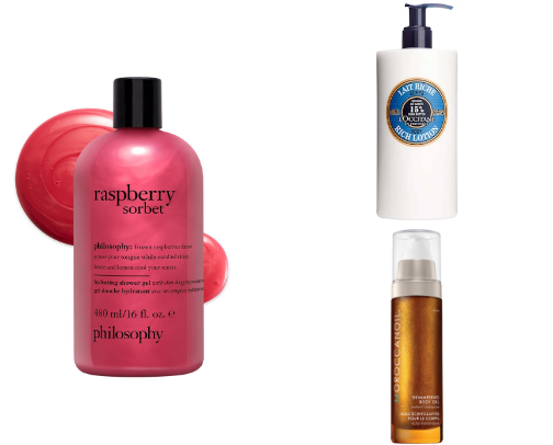 My Favorite Body Care Products 🧼 🧴 🚿💆🏾‍♀️ cover photo collage