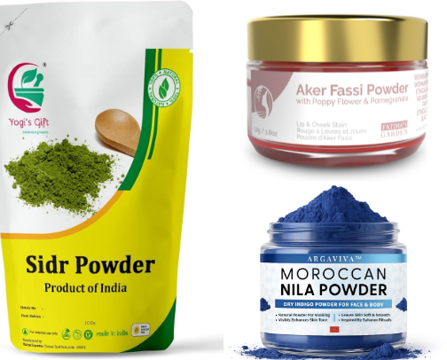 Moroccan ingredients for Sunday Shower and Hammam + Recipe cover photo collage