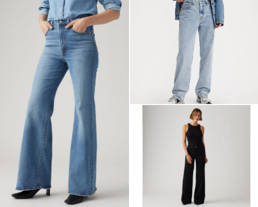 The best of Levi's jeans cover photo collage