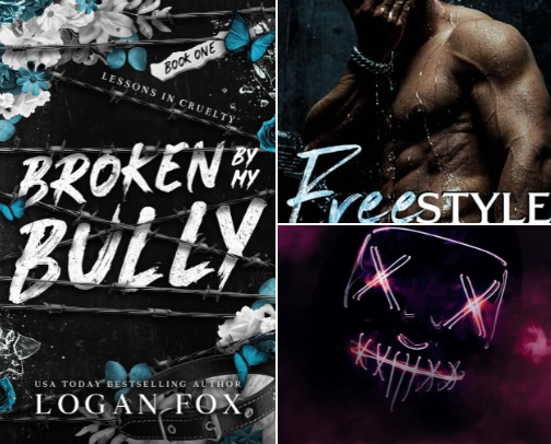 Download - Broken by my Bully: A Dark Why Choose MMF/MFM Romance (Lessons in Cruelty Dark Academia series Book 1) dark academia menage reads cover photo collage