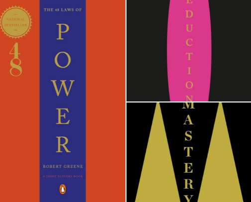 BOOKS THAT GIVE YOU POWER , which change how you look at things cover photo collage