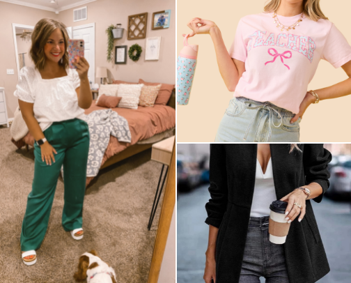 Teacher Outfits cover photo collage