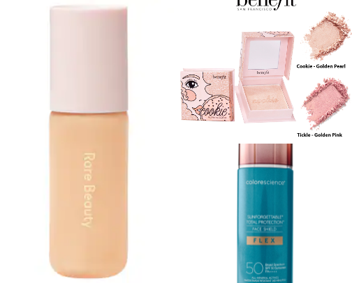 makeup must haves! cover photo collage