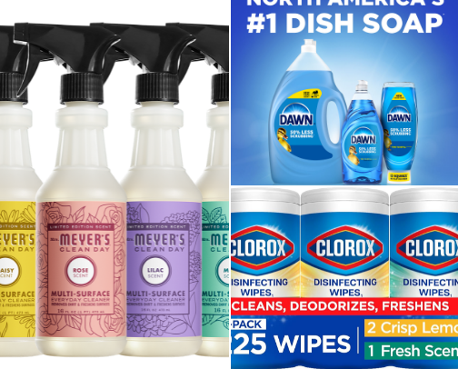 Everyday Cleaning Products-always on hand! cover photo collage