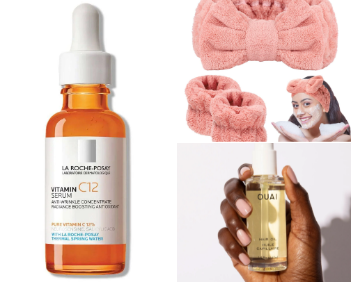 SKIN CARE & HAIR ROUTINE 🧖‍♀️ cover photo collage