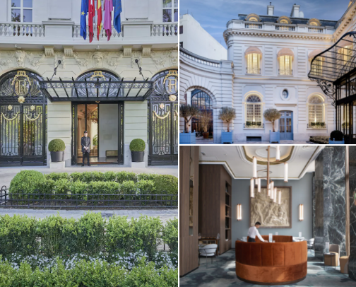 Luxury hotels cover photo collage