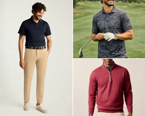 Golf Apparel I Wear to Look Good & Play Good cover photo collage