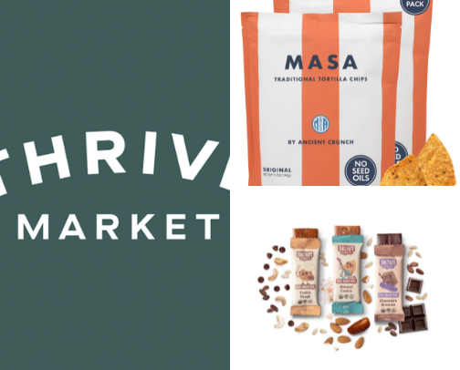 Organic, high quality food & snacks cover photo collage